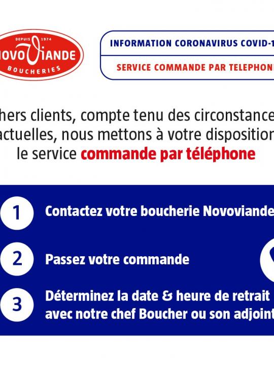 Commande par téléphone