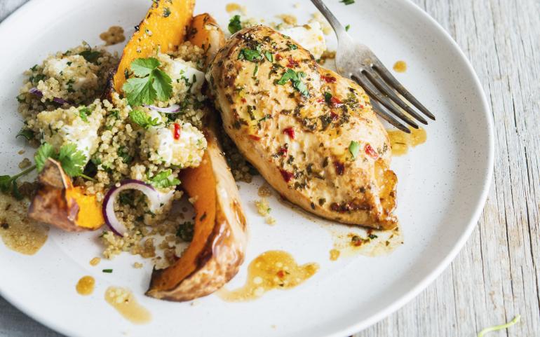 Filets de poulet au quinoa gourmand